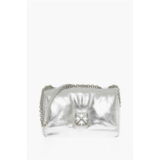 Metallic Leather JITNEY Crossbody Bag