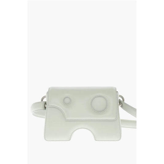 Leather BURROW Crossbody Bag with Cut-Out Details
