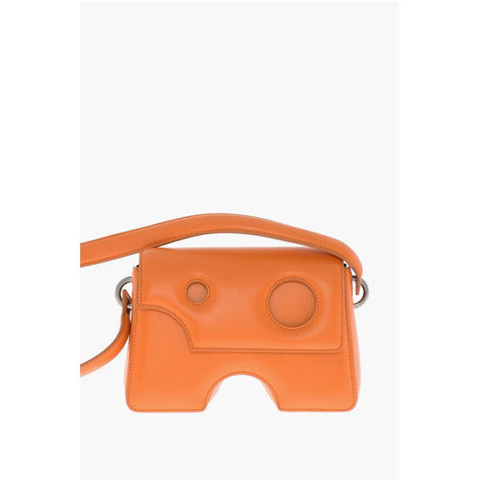 Leather BURROW Crossbody Bag with Cut-Out Details