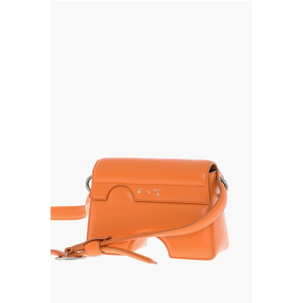 Leather BURROW Crossbody Bag with Cut-Out Details