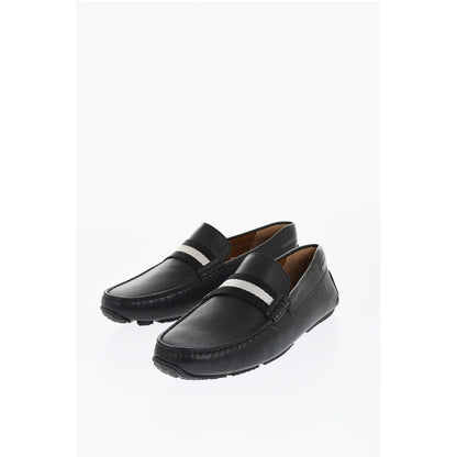 Grained Leather PEARCE Loafers with Iconic Detail