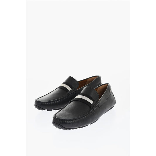 Grained Leather PEARCE Loafers with Iconic Detail