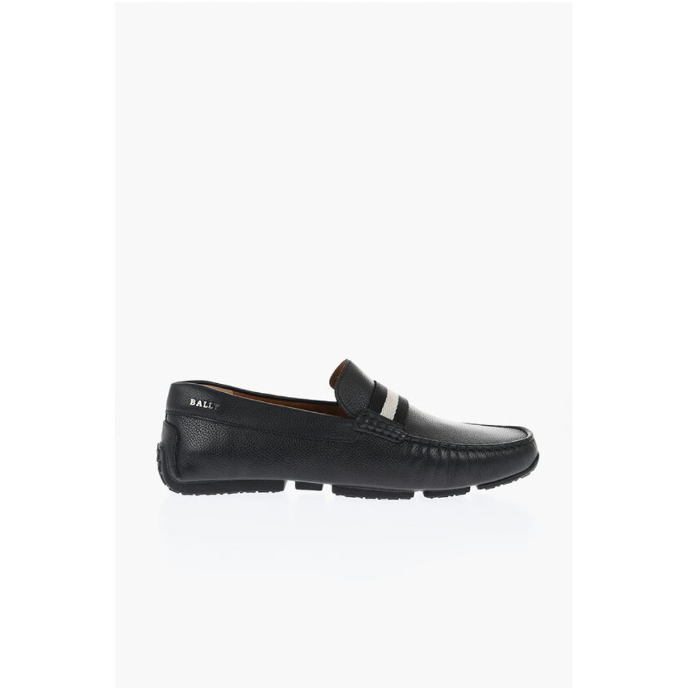 Grained Leather PEARCE Loafers with Iconic Detail