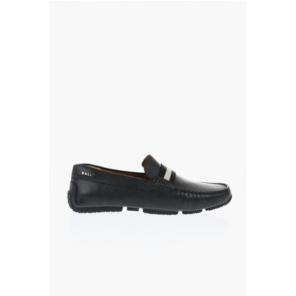Grained Leather PEARCE Loafers with Iconic Detail
