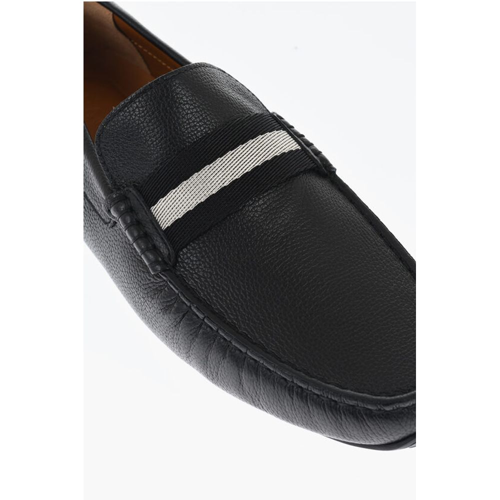 Grained Leather PEARCE Loafers with Iconic Detail