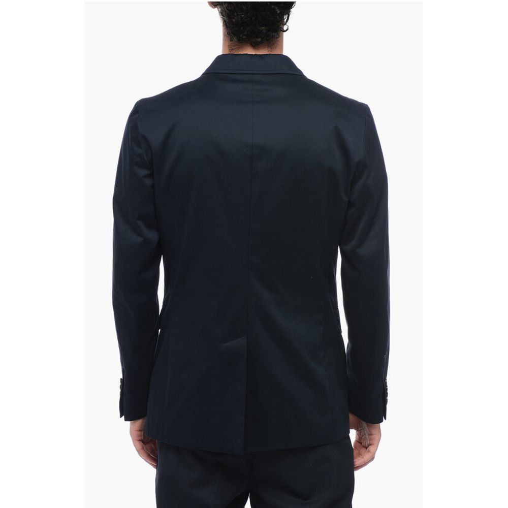 Single Breasted Blazer With Flap Pockets