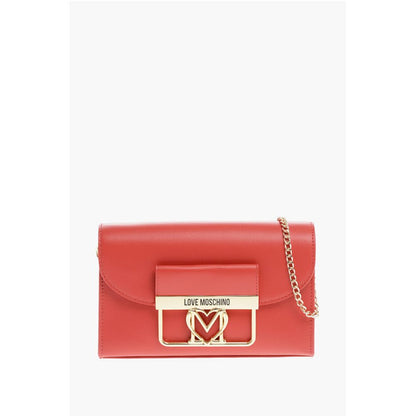 LOVE Faux Leather Crossbody Bag with Golden Details