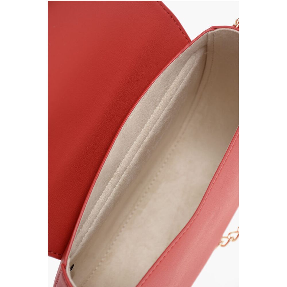 LOVE Faux Leather Crossbody Bag with Golden Details