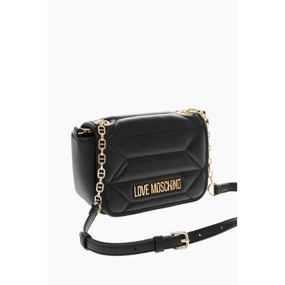 LOVE Quilted Faux Leather KALEIDOSCOPE Crossbody Bag with Go