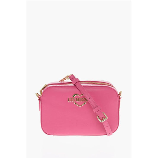 LOVE Faux Leather Crossbody Bag with Golden Details