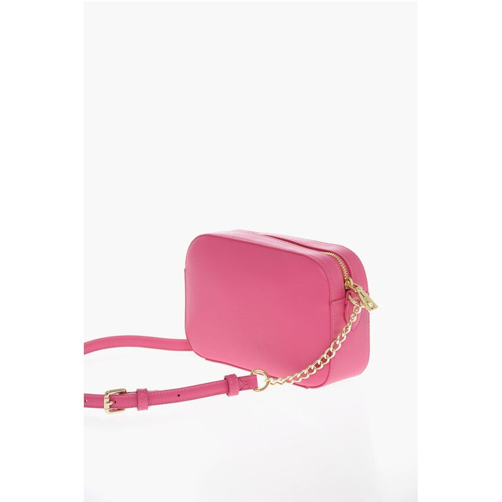 LOVE Faux Leather Crossbody Bag with Golden Details