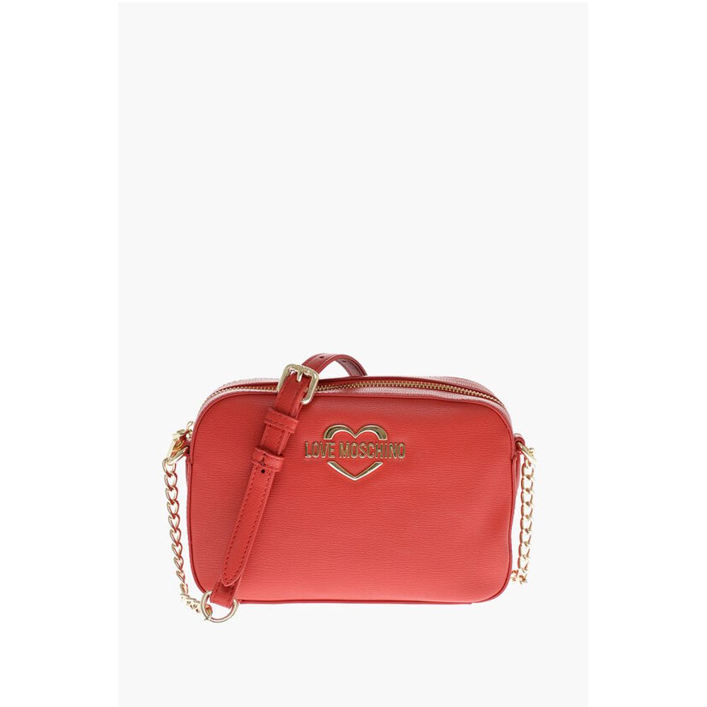 LOVE Faux Leather Crossbody Bag with Mini Heart-Shaped Pouch