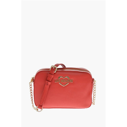 LOVE Faux Leather Crossbody Bag with Mini Heart-Shaped Pouch