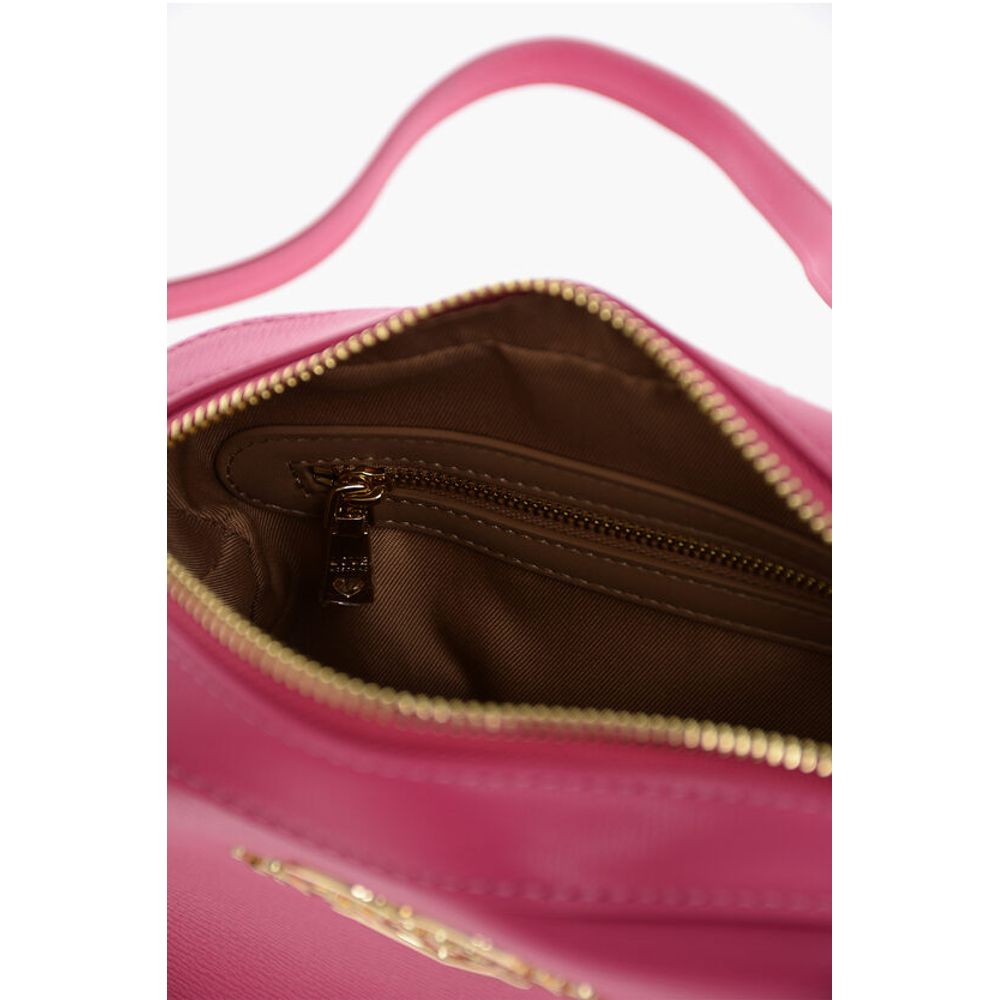 LOVE Faux Leather Crossbody Bag with Golden Details