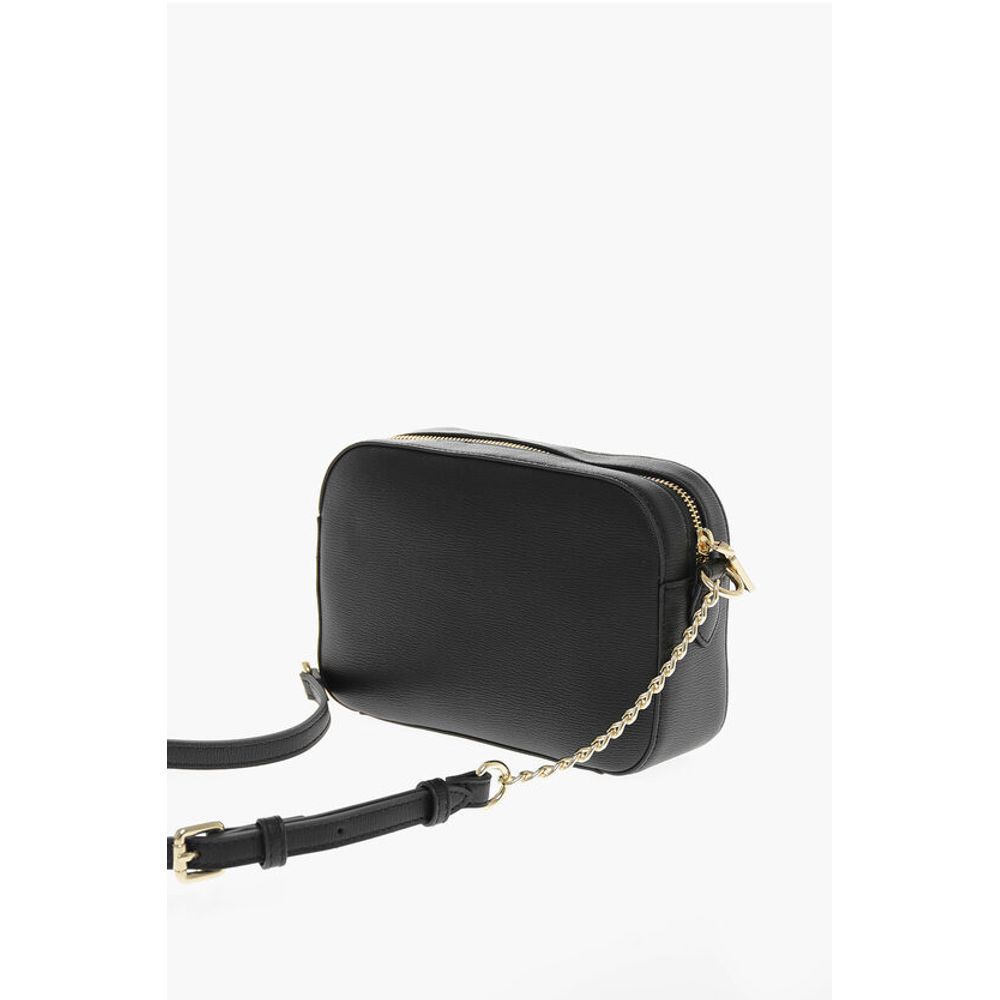 LOVE Faux Leather Crossbody Bag with Golden Details