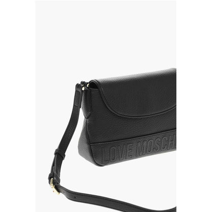 LOVE Textured Faux Leather Crossbody Bag