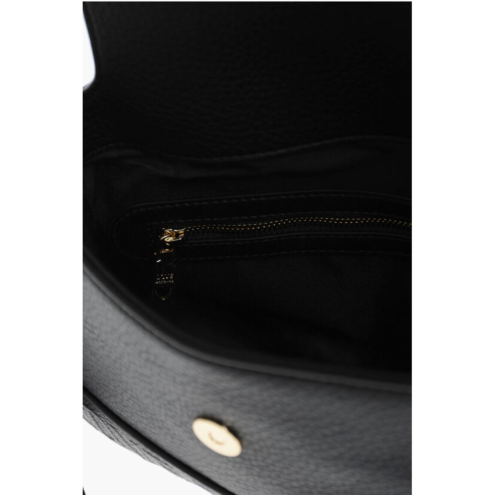 LOVE Textured Faux Leather Crossbody Bag