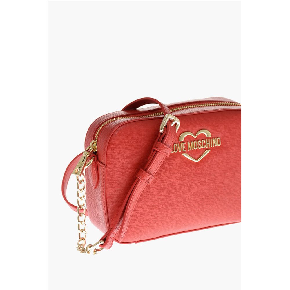 LOVE Faux Leather Crossbody Bag with Mini Heart-Shaped Pouch