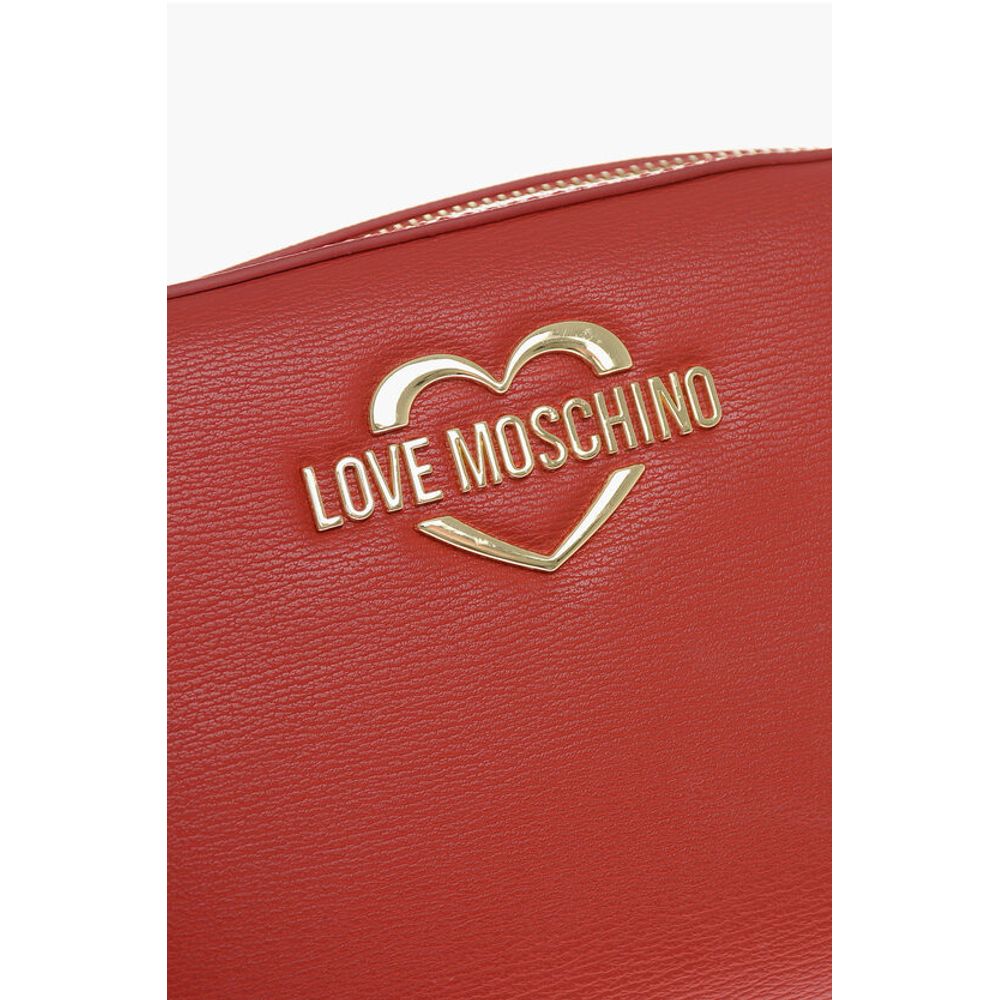 LOVE Faux Leather Crossbody Bag with Mini Heart-Shaped Pouch