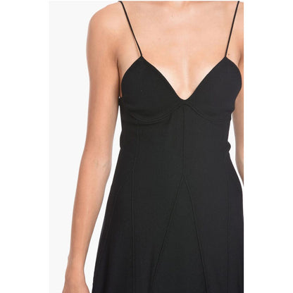 Slip Dress with Decorative Stitching Detail