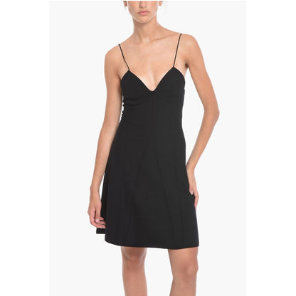 Slip Dress with Decorative Stitching Detail