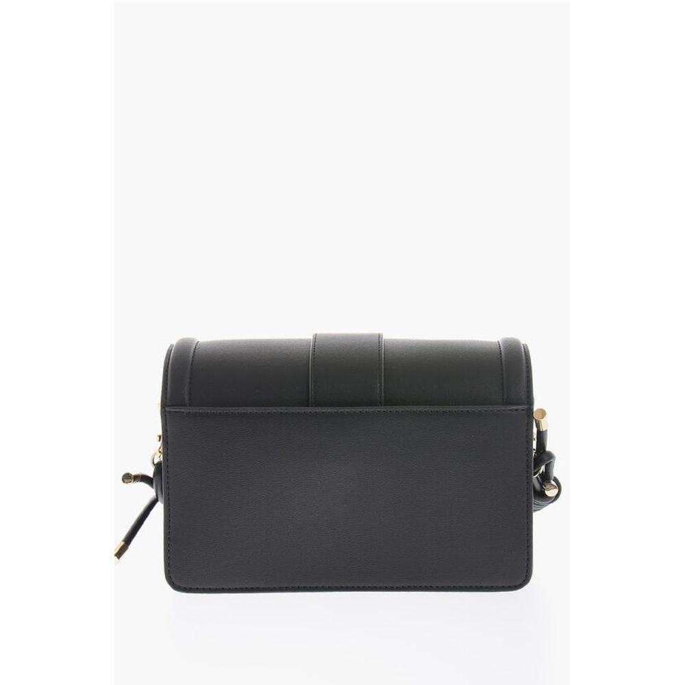 JEANS COUTURE Faux leather bag Embellished with Maxi Golden