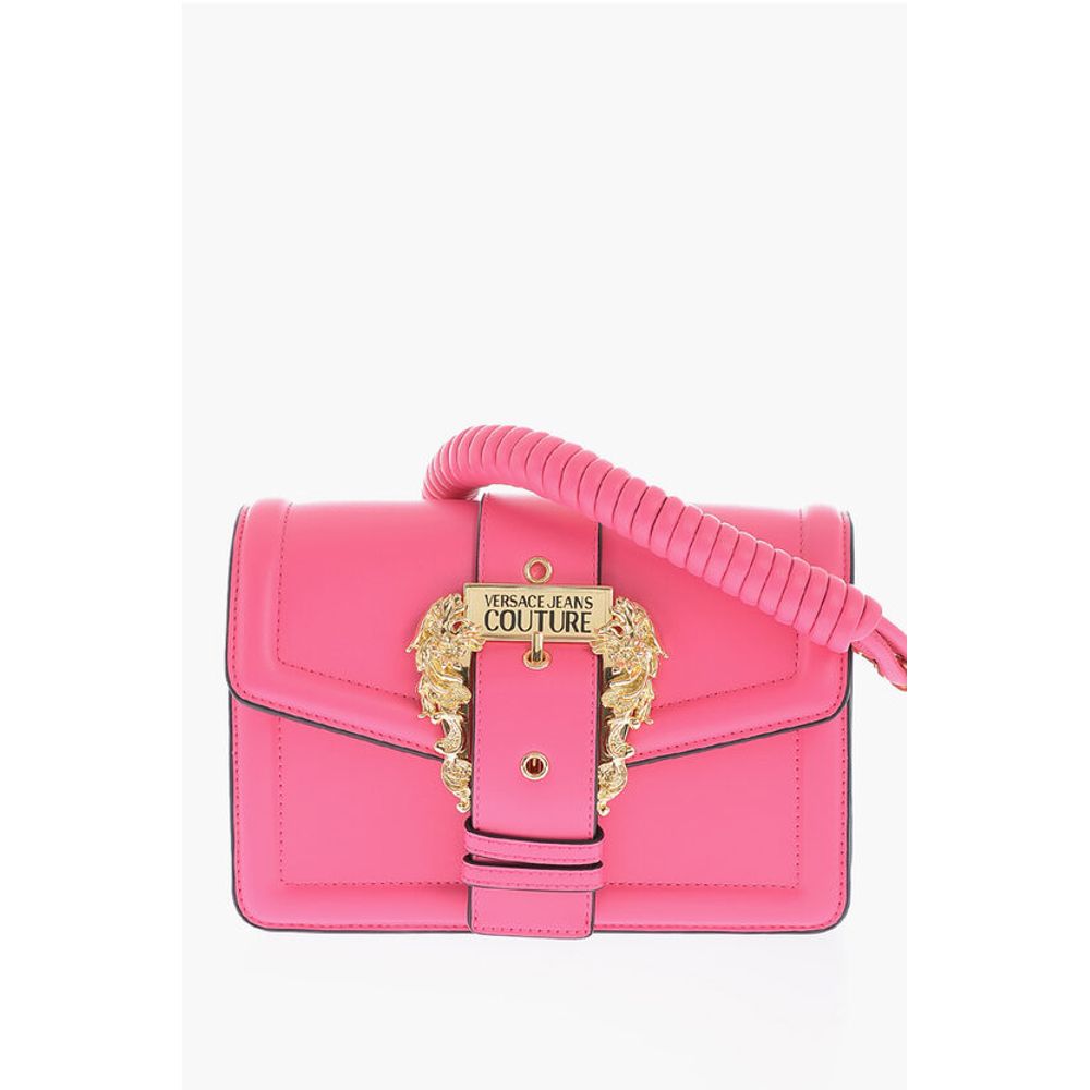 JEANS COUTURE Faux leather bag Embellished with Maxi Golden