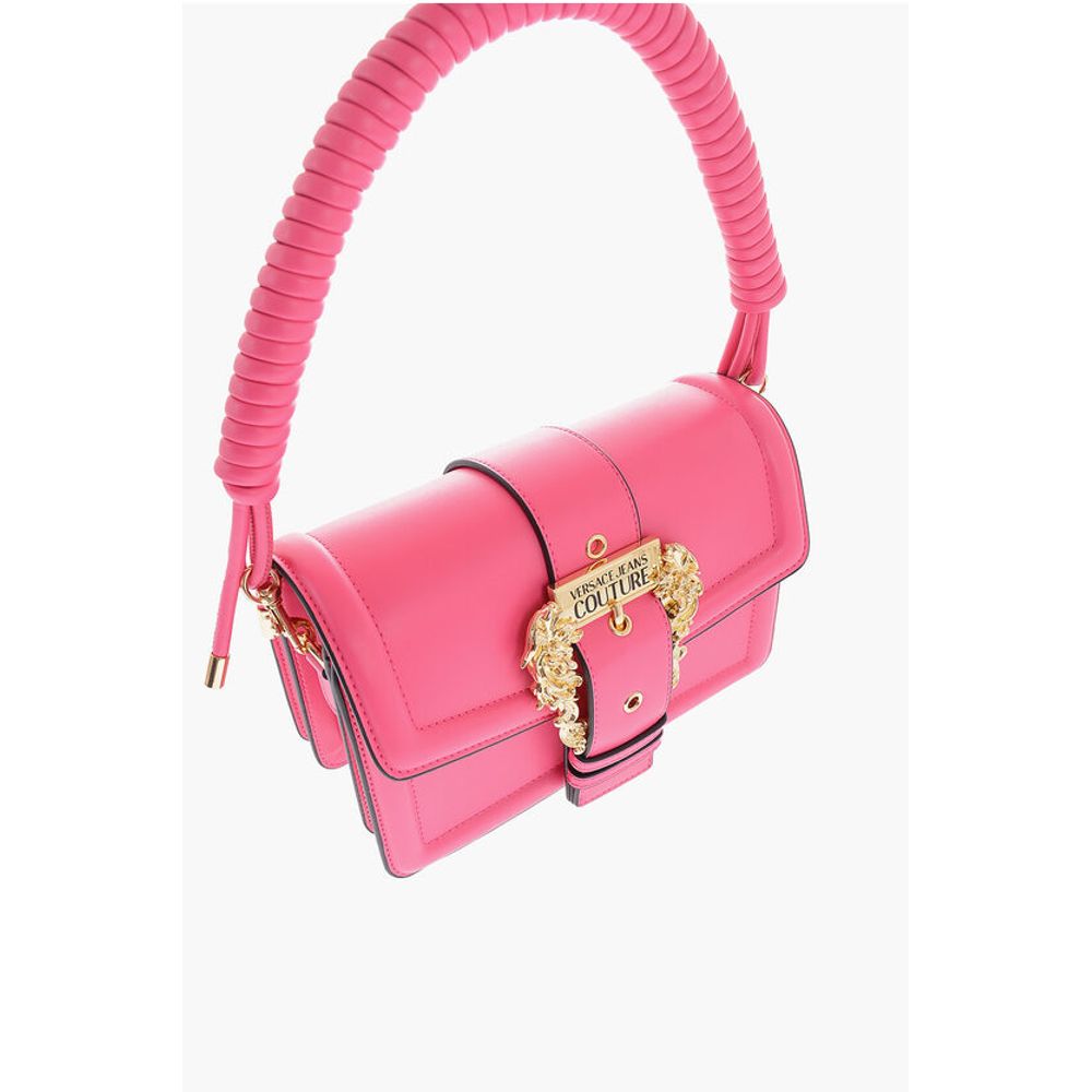JEANS COUTURE Faux leather bag Embellished with Maxi Golden