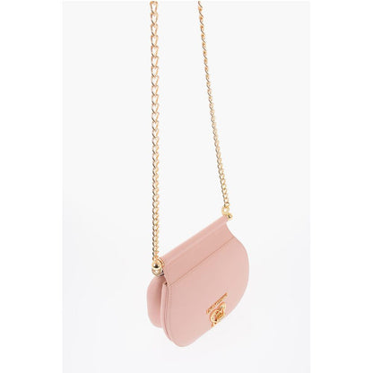 LOVE Faux Leather Crossbody Bag with Turn Lock Closure