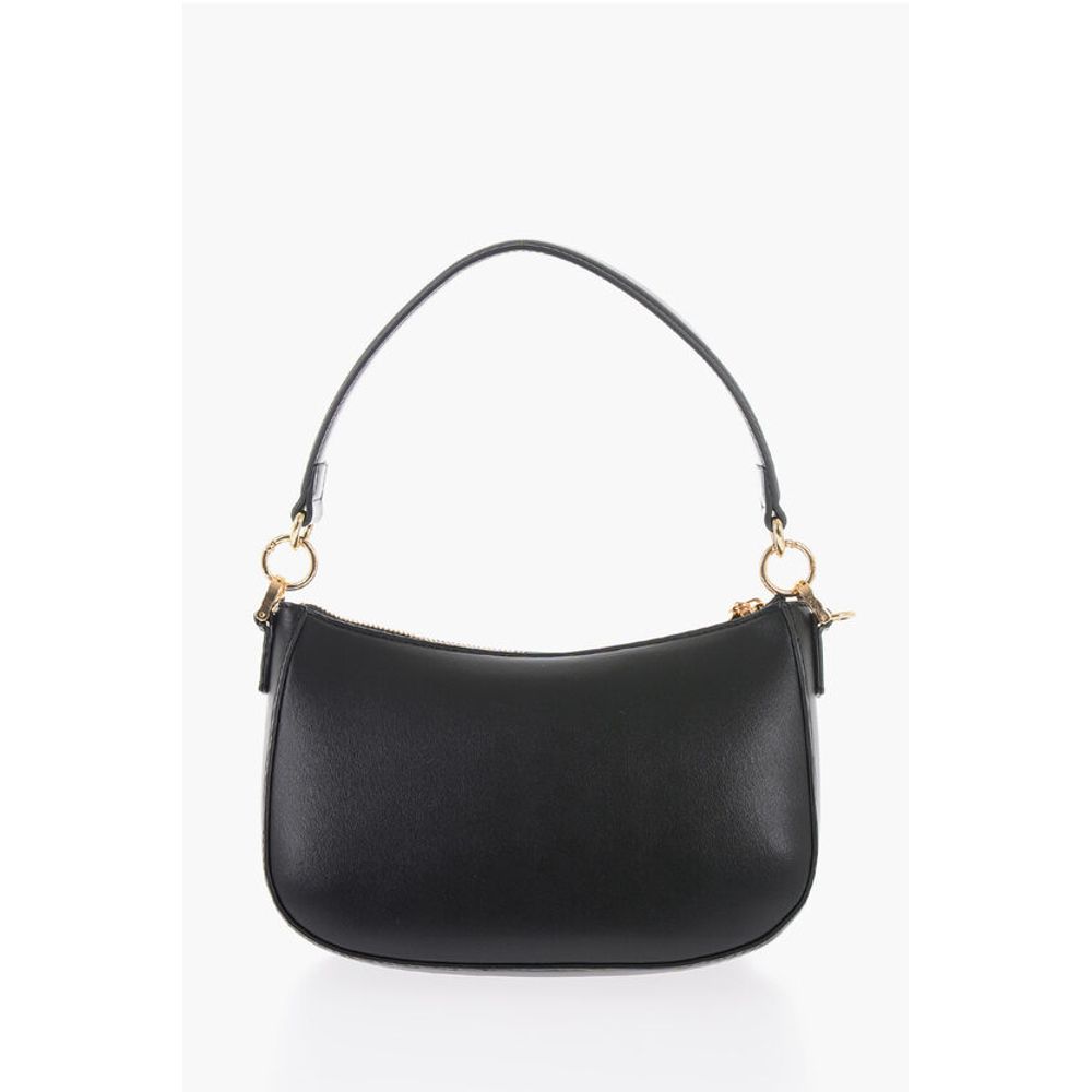 LOVE Faux Leather Bag with Removable Shoulder Strap and Meta