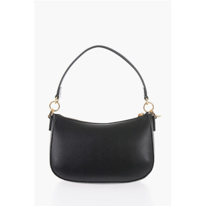 LOVE Faux Leather Bag with Removable Shoulder Strap and Meta