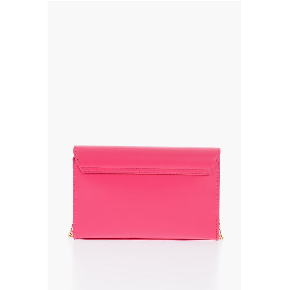 LOVE Faux Leather Crossbody Bag with Metal Golden Logo