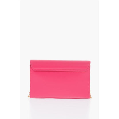 LOVE Faux Leather Crossbody Bag with Metal Golden Logo