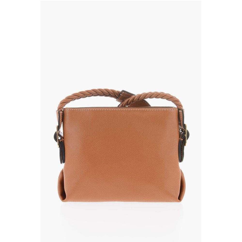 LOVE Faux Leather Crossbody Bag with Braided Details