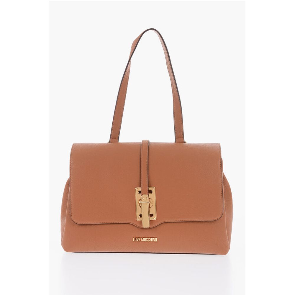 LOVE Faux Leather Bag with Removable Shoulder Strap