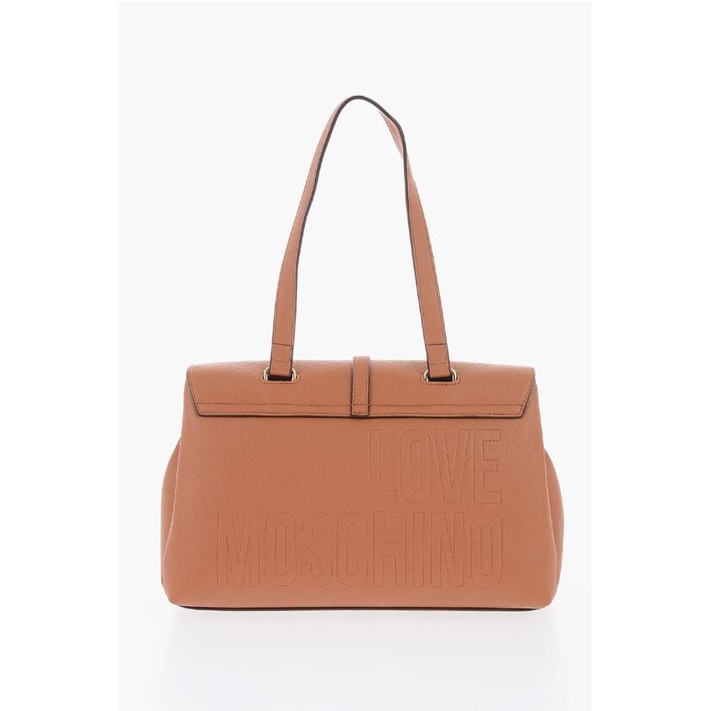 LOVE Faux Leather Bag with Removable Shoulder Strap