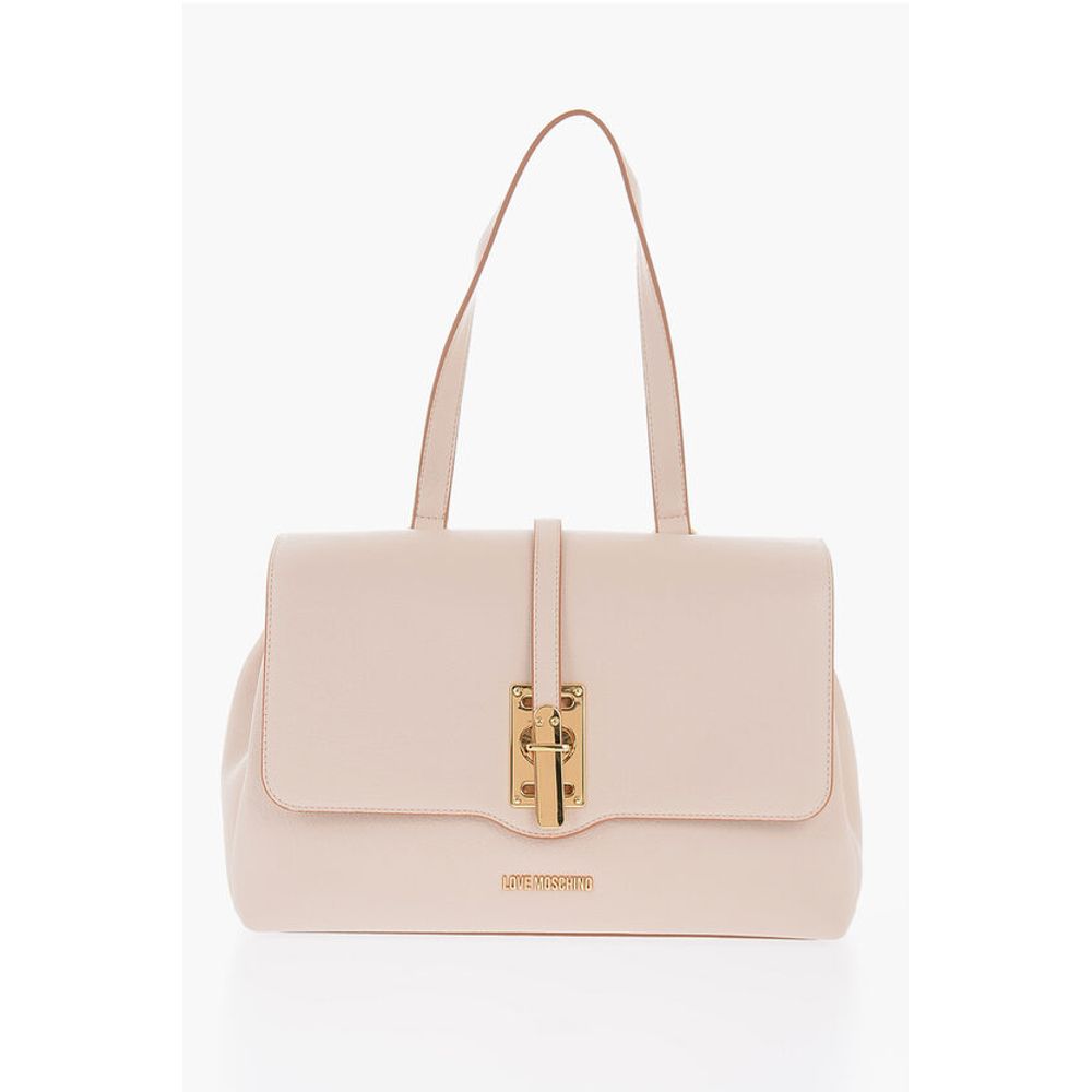 LOVE Faux Leather Bag with Removable Shoulder Strap