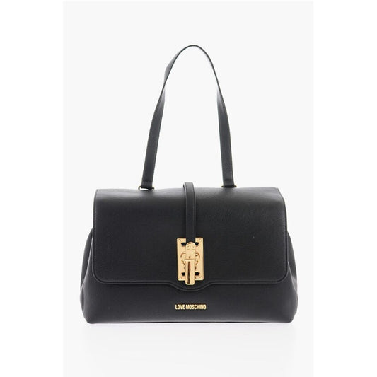 LOVE Faux Leather Bag with Removable Shoulder Strap
