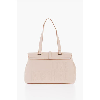 LOVE Faux Leather Bag with Removable Shoulder Strap