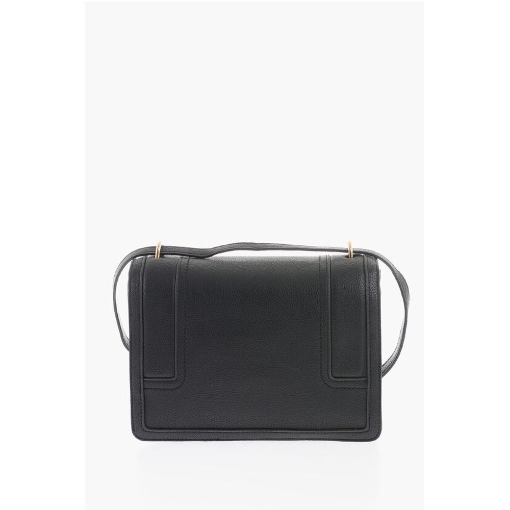 LOVE Faux Leather Crossbody Bag with Golden Logo