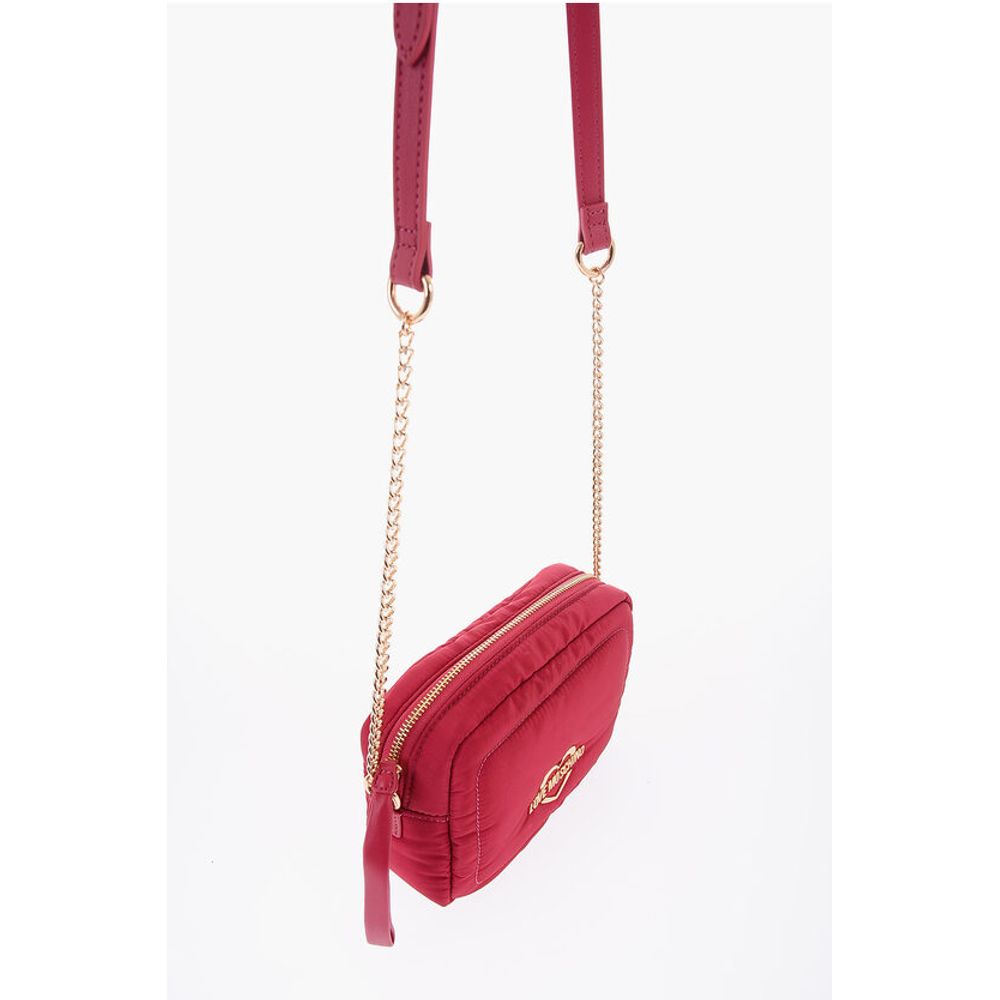 LOVE Nylon Crossbody Bag with Golden Logo