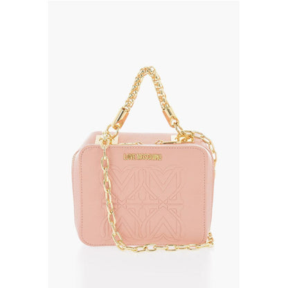 LOVE Faux Leather Bag with Chain Shoulder Strap