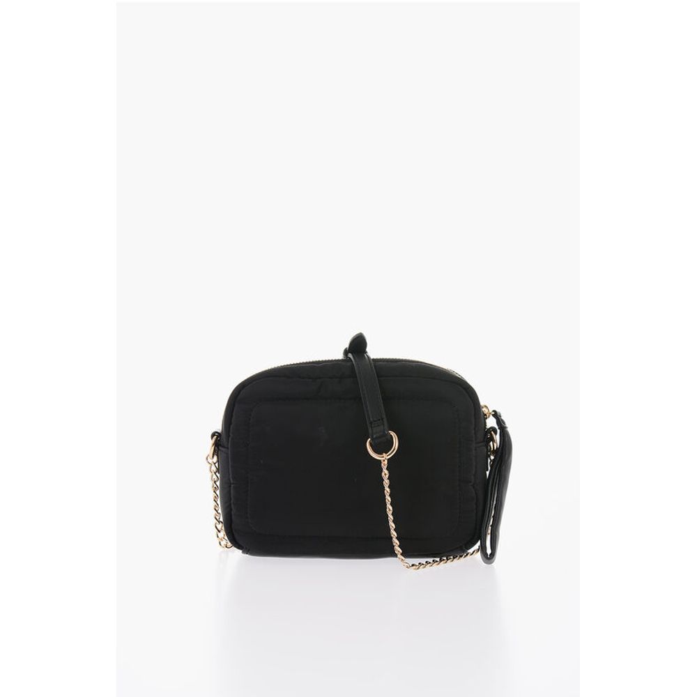 LOVE Nylon Crossbody Bag with Golden Logo