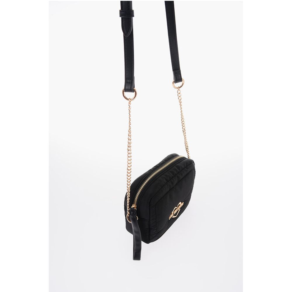LOVE Nylon Crossbody Bag with Golden Logo