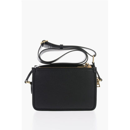 LOVE Faux Leather Crossbody Bag with Golden Logo
