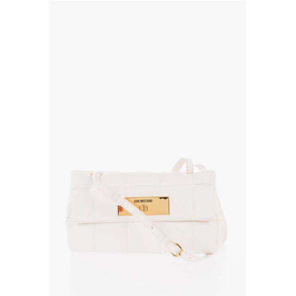 LOVE Quilted Faux Leather Crossbody Bag with Golden Turn Loc