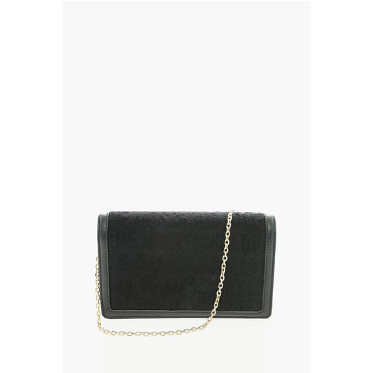 LOVE All Over Logo Terry Bag with Chain Shoulder Strap