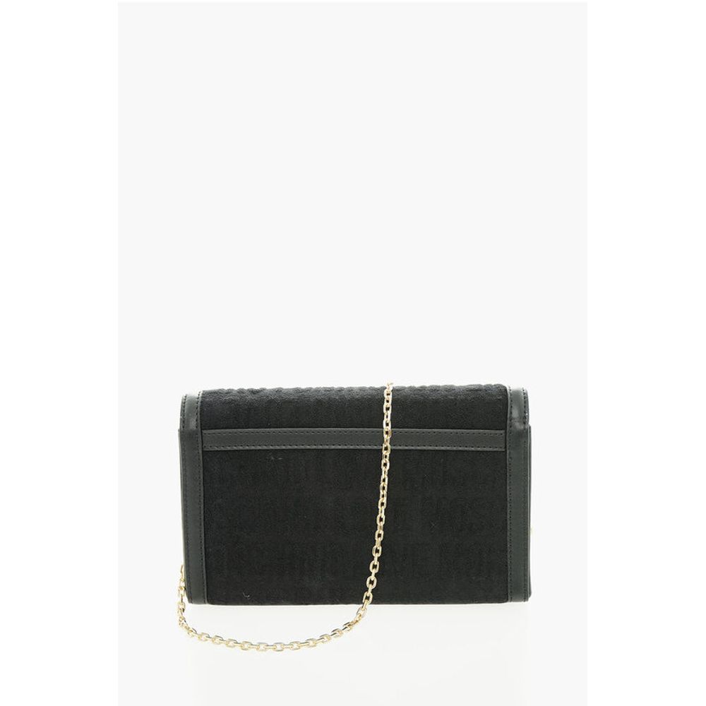 LOVE All Over Logo Terry Bag with Chain Shoulder Strap
