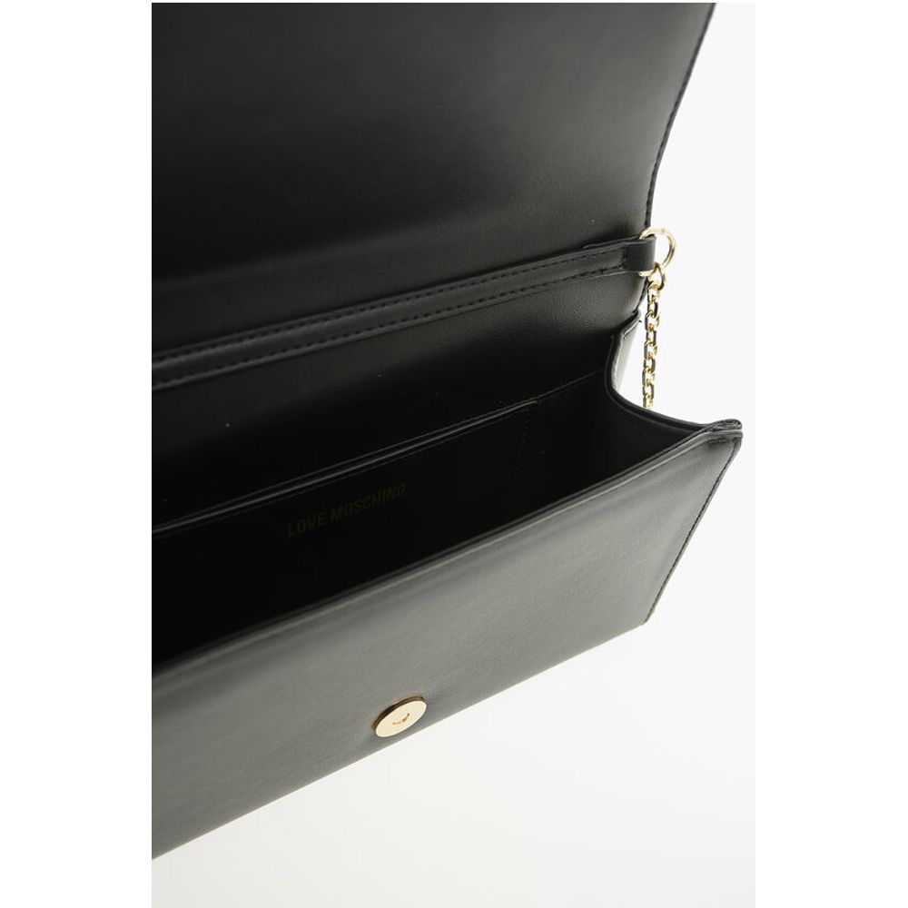 LOVE All Over Logo Terry Bag with Chain Shoulder Strap