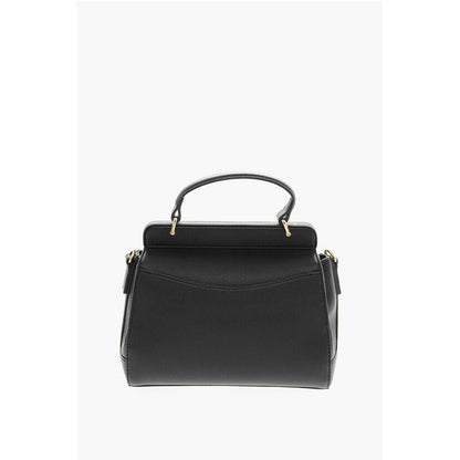 LOVE Faux Leather Shoulder Bag with Maxi Golden Logo